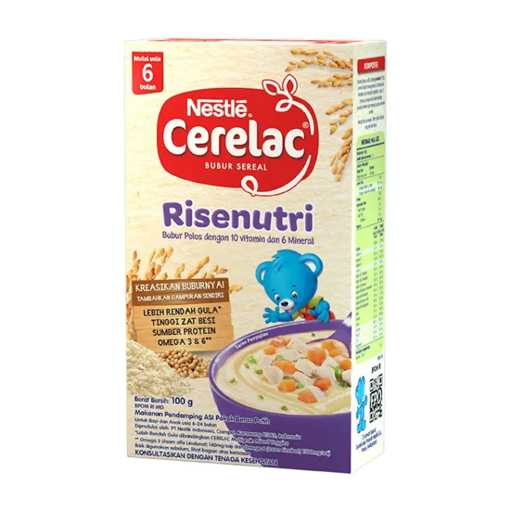Nestle Cerelac Risenutri 100gr Bubur Bayi Lazada Indonesia