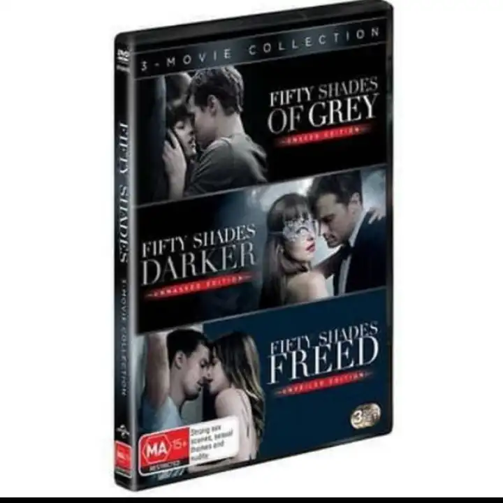 Paket Dvd Film Fifty Shades Of Grey Komplit Subtitle Indonesia Lazada Indonesia