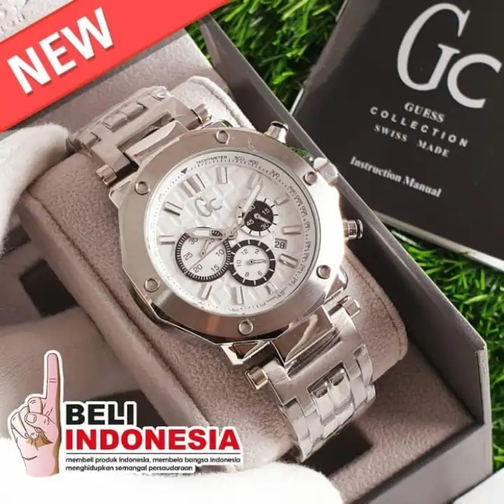 Jam Tangan Pria Merk Guess Collection Original Free Box Type 2009 B1 |  Lazada Indonesia