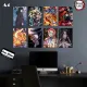 POSTER ANIME DEMON SLAYER / HIASAN DINDING TREND ANIME AESTHETIC / + FREE STICKER / FREE CUSTOM / KUALITAS REAL PICT. 