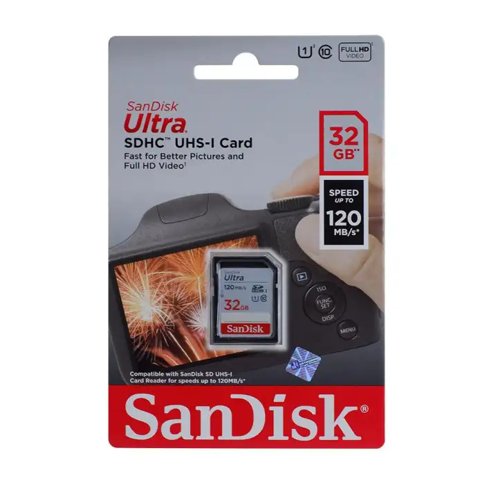 Memory Card Sandisk Sdhc Ultra [32 Gb/Class 10/Uhs-1 120 Mbps] [Bukan Untuk Hp] #Garansi Resmi# | Lazada Indonesia