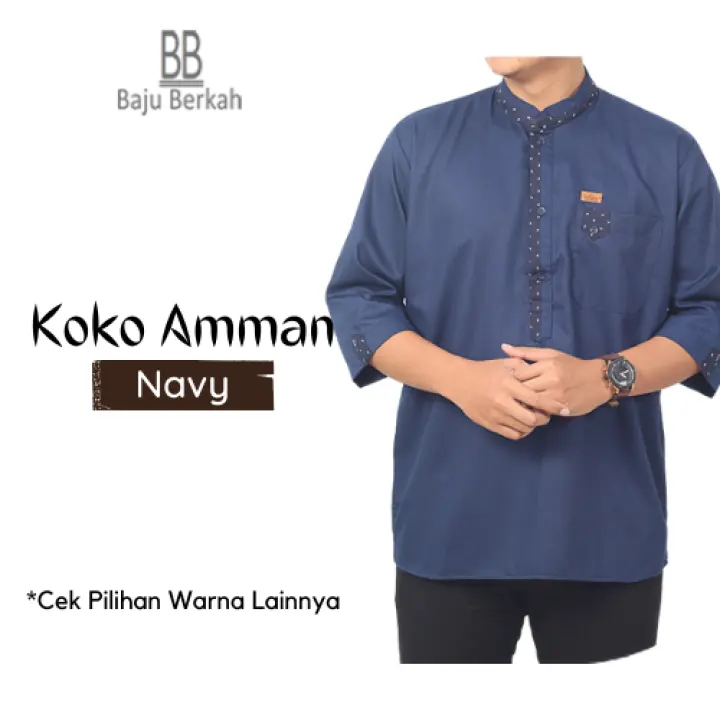 BAJUBERKAH - Baju Koko Pria / Kurta Toyobo / Baju Muslim Pria
