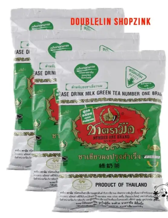 Thai Green Tea Number One Brand Import Teh Hijau Thailand 200 Gr Ori Harga Satuan Yaa Lazada Indonesia