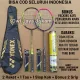 RAKET BADMINTON PAKET LENGKAP MODEL TERUSAN ISI 2 RAKET + 1 TAS + 1 SLOP SHUTTLECOCK  ISI 12 KOK BONUS 2 GRIP DAN PACKING KAYU. 