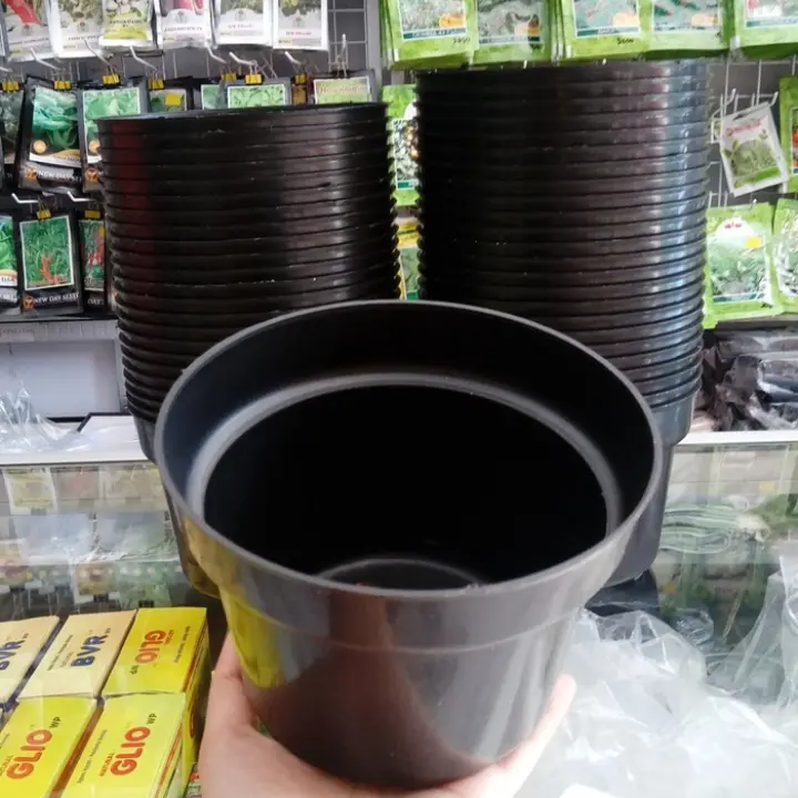 Jual Pot Lusinan Pot Plastik Hitam Uk 15 Harga Lusinan Bisa Bayar Di Tempat Lazada Indonesia