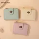 Hathin muii - DOMPET lipat kecil  KULIT PREMIUM fashion Korean style Sederhana wallet import bahan kulit pu dompet wanita. 