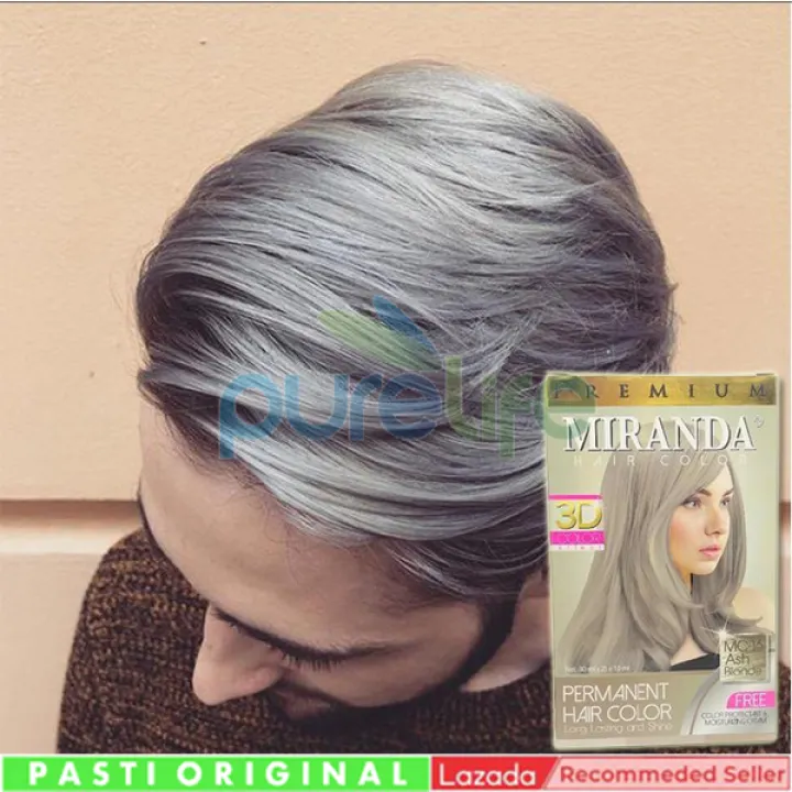 Pewarna Rambut Yang Bagus Pria Wanita Miranda Hair Color Premium Ash Blonde Abu Abu Mc 16 Pewarna Rambut Yang Bagus Pria Wanita Miranda Hair Color Premium Ash Blonde Abu Abu Mc 16