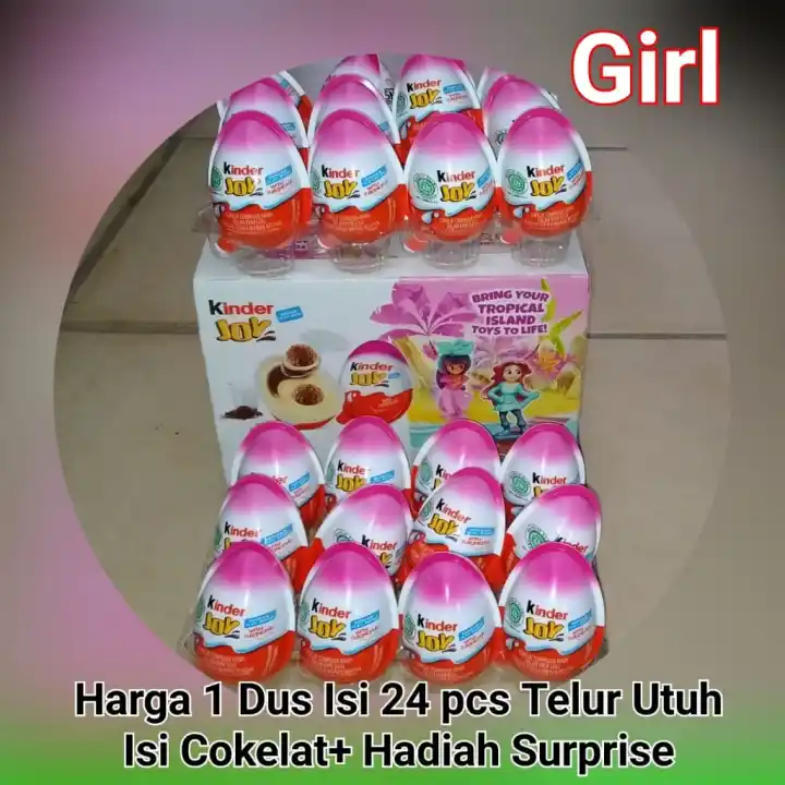 Kinder Joy Girl 1 Dus Isi 24 Pcs Kinder Joy Girl 1 Dus Isi 24 Lazada Indonesia