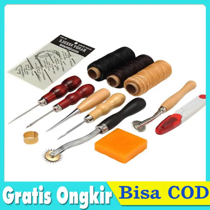 Profesional 13 Pcs Set Kanvas Sepatu Jahit Jahitan Pukulan Ukiran Pekerjaan Pelana Kerajinan Kulit Aksesorisalat Kerajinan Kulit Alat Peralatan Tangan Pemotong Kayu Bambu Diy Tas Kulit Pria Wanita Garut Asli Ular Lazada