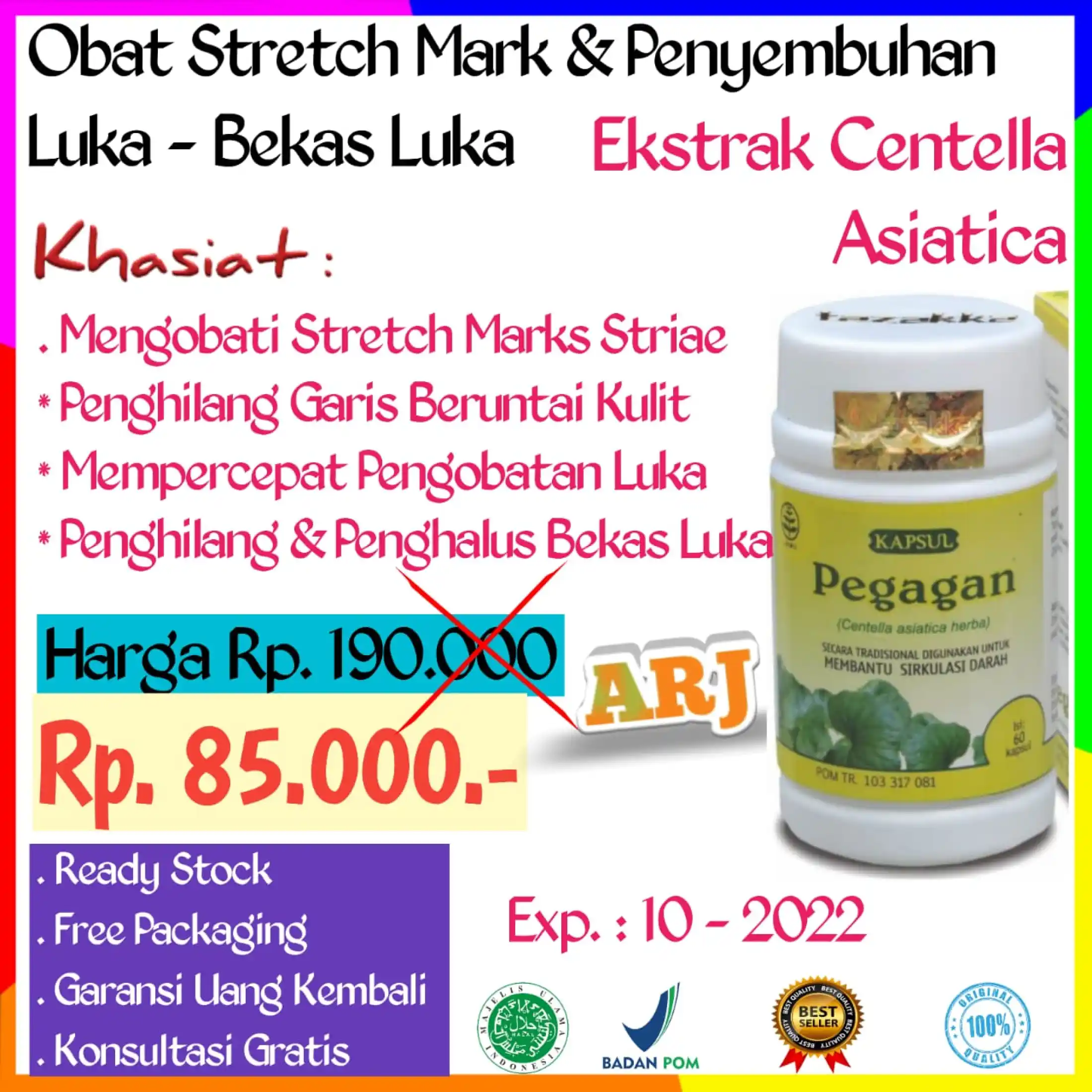 Obat Stretch Mark Herbal Ekstrak Pegagan Penyembuhan Luka Bekas Luka Mengurangi Kecemasan Stres Dan Depresi Pegagan Juga Mengurangi Kecemasan Stres Dan Depresi Pegagan Membantu Meringankan Insomnia Membantu Mengurangi Stretch Mark Obat