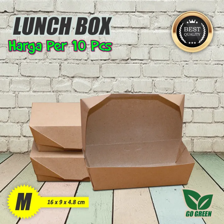 Kami Store Paper Lunch Box Warna Coklat Dan Putih Lunch Box Paper L M S Kemasan Kotak Makanan Kertas Kemasan Makanan Siap Saji Harga Murah Murah Lazada Indonesia