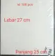 Kertas Nasi KFC 25x27 100 Lembar / Kertas Bungkus Nasi / Kertas Pembungkus Nasi Kebab Anti Minyak Lengket. 