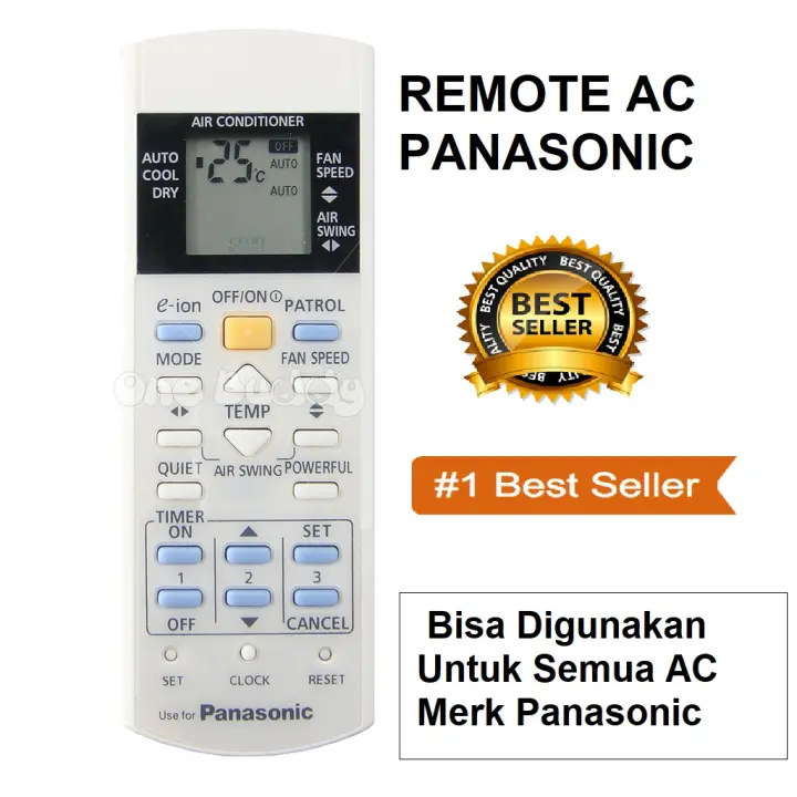 Remote Remot Control Ac Panasonic 100 Untuk Remote Ac Panasonic Inverter Putih Lazada Indonesia