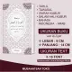 Buku Tahlil Tawasul Ziarah Kubur Bahasa Indonesia Arab Ukuran 14X9 CM Ukuran Tulisan 16 Font. 
