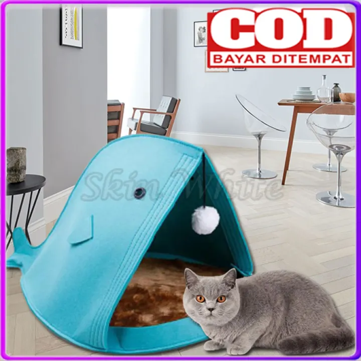 Rumah Kucing Mewah Murah Tempat Tidur Kucing Lipat Tempat Tidur Anjing  Rumah Anjing Murah Mewah Tempat Tidur Kucing Empuk Berbulu Dijamin Barang  100% 