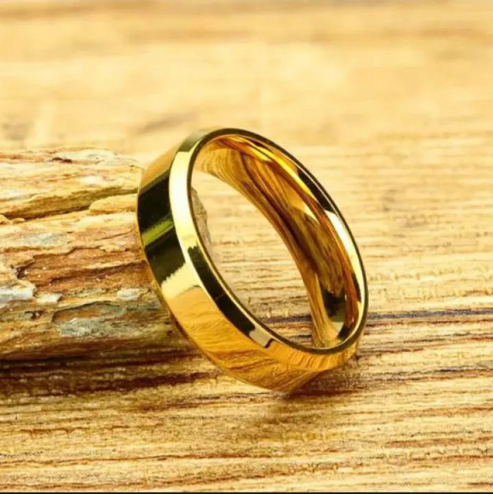 Dja Cincin Emas Titanium Gold Unisex Pria Wanita Stainless Steel Anti Karat 216l 16 17 18 19 Sepuh Emas Ukuran 6 7 8 9 Cincin Nikah Tunangan Fashion Import Lazada Indonesia