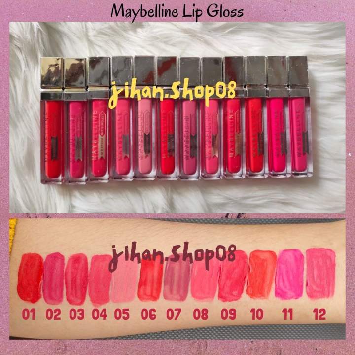 lipstik maybelline waterproof matte lip gloss