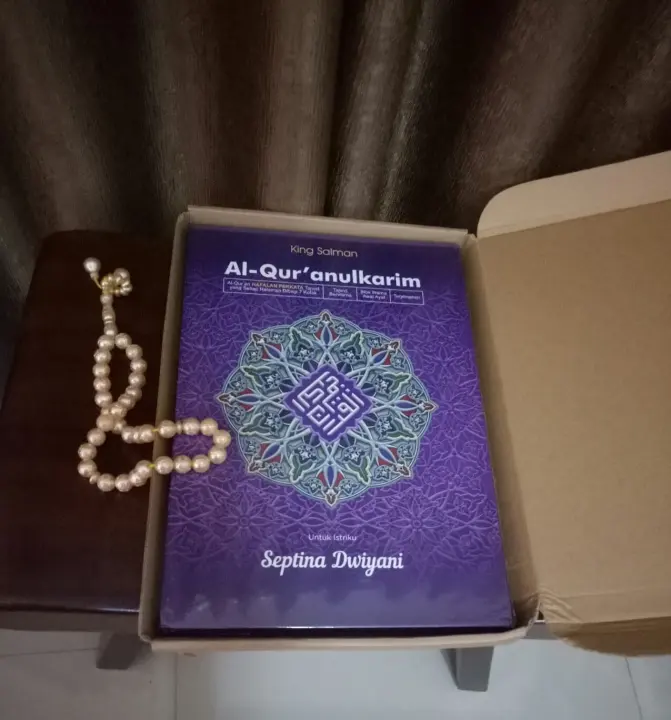 Al Quran Dan Terjemahan A4 21cm X 29 7cm Warna Ungu Alquran Metode Lengkap Cara Baca
