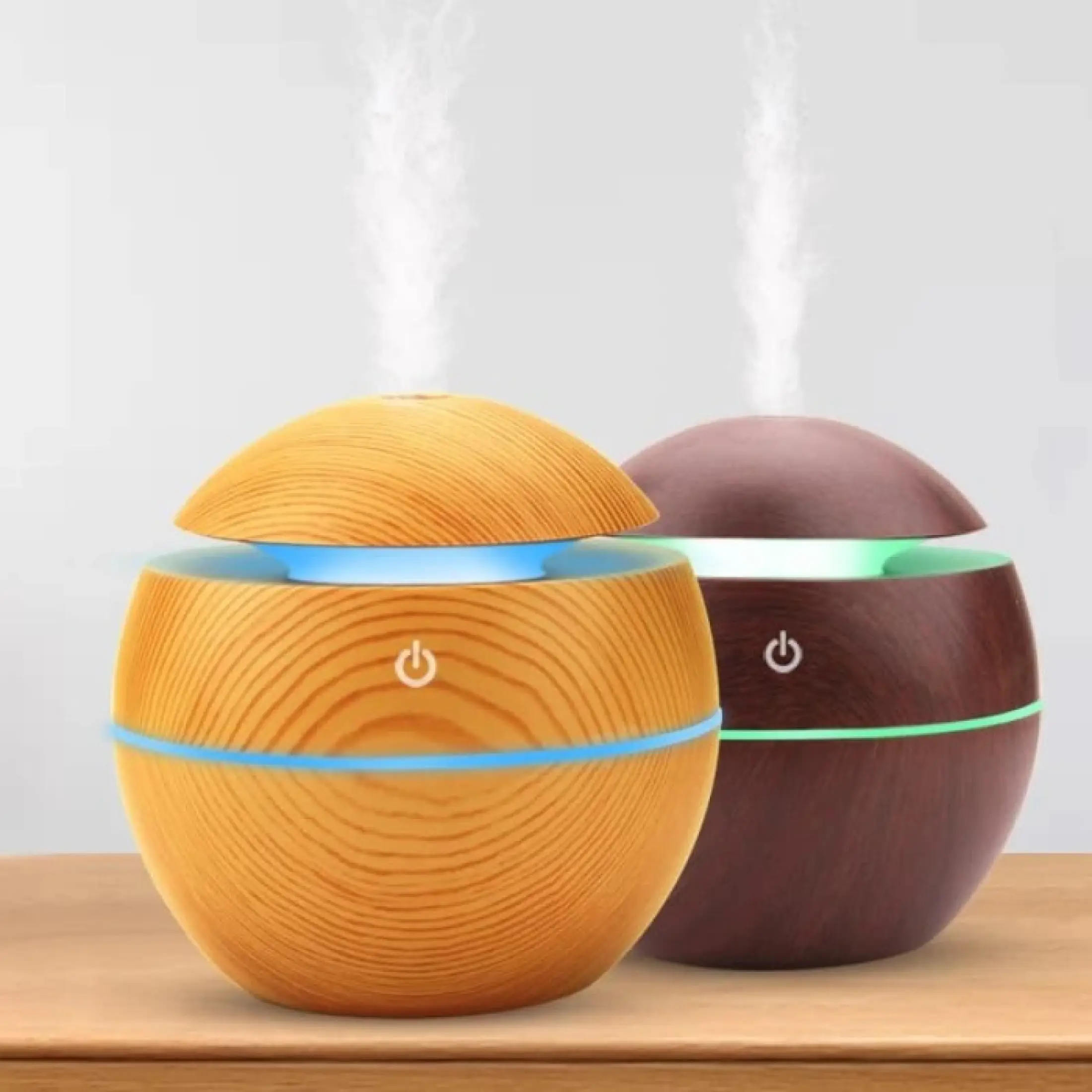 PROMO TERMURAH Difuser BULAT Humidifier Aromaterapi DIFFUSER HUMIDIFIER AROMATHERAPY HUMIDIFIER DESAIN KAYU BULAT Lazada Indonesia