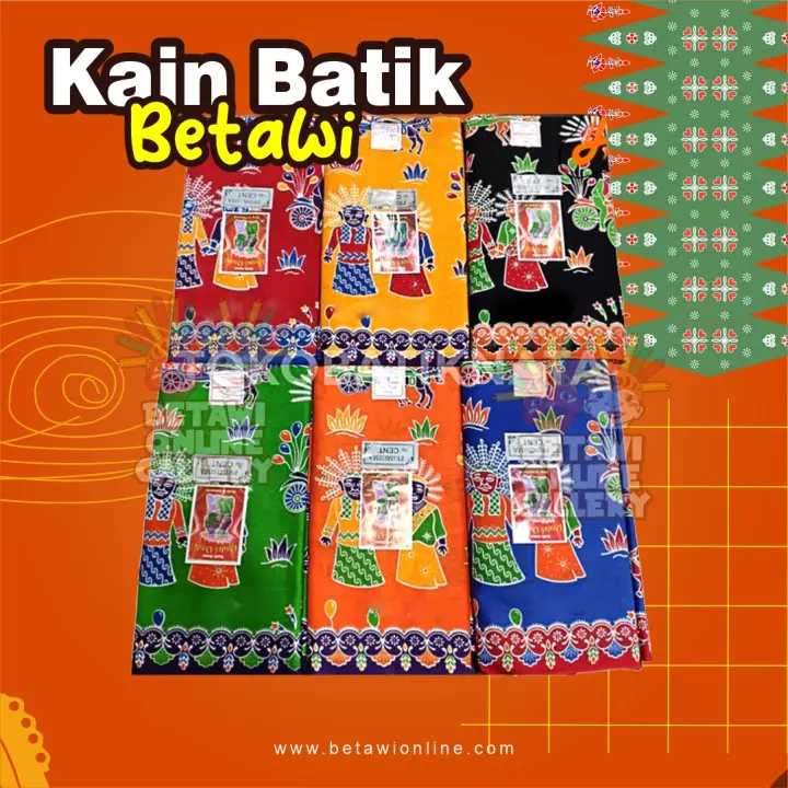 Kain Batik Betawi / Batik Betawi / Sarung Batik Betawi