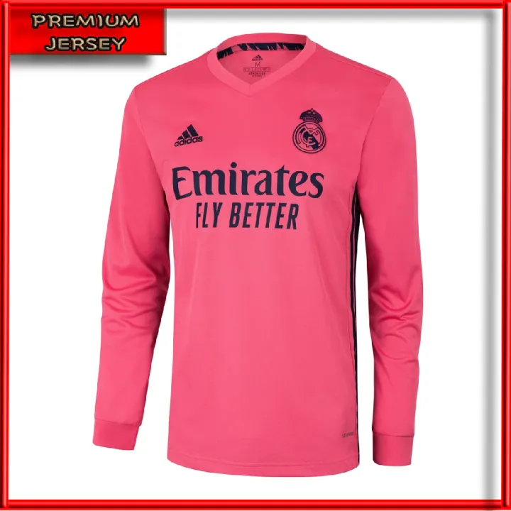 Jersey Bola Real Madrid Away Long Sleeve 2020 2021 Grade Ori Import Baju Bola Lengan Panjang Real Madrid Away 20 21 Go Lazada Indonesia