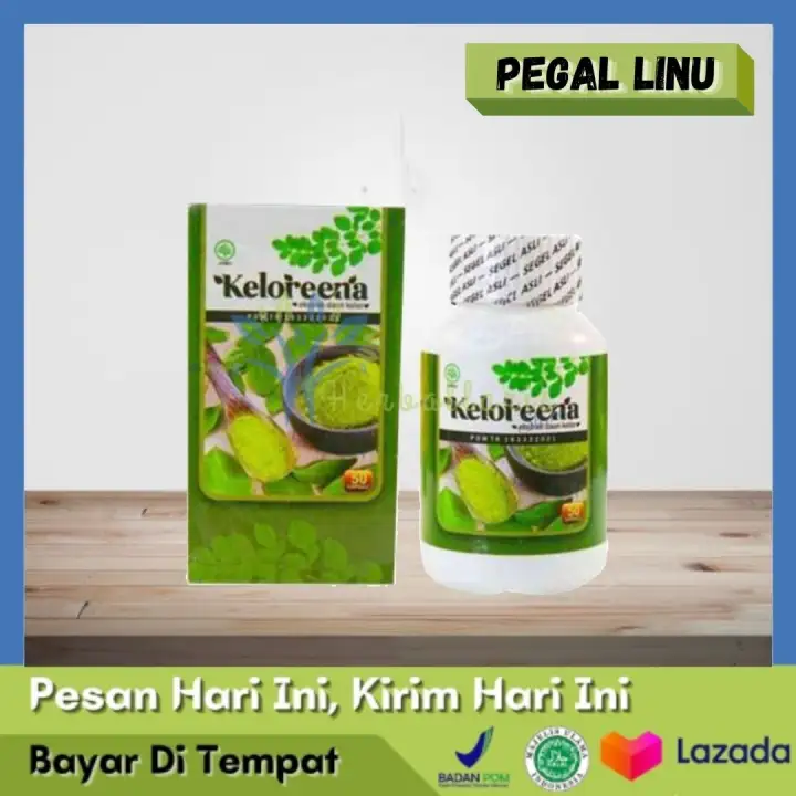 Obat Pegal Linu Obat Capek Pegal Linu Obat Pegali Linu Kaki Obat Pegal Pegal Badan Obat Herbal Badan Pegal Linu Obat Herbal Atasi Pegal Linu Keloreena 50 Kapsul Original Daun Kelor