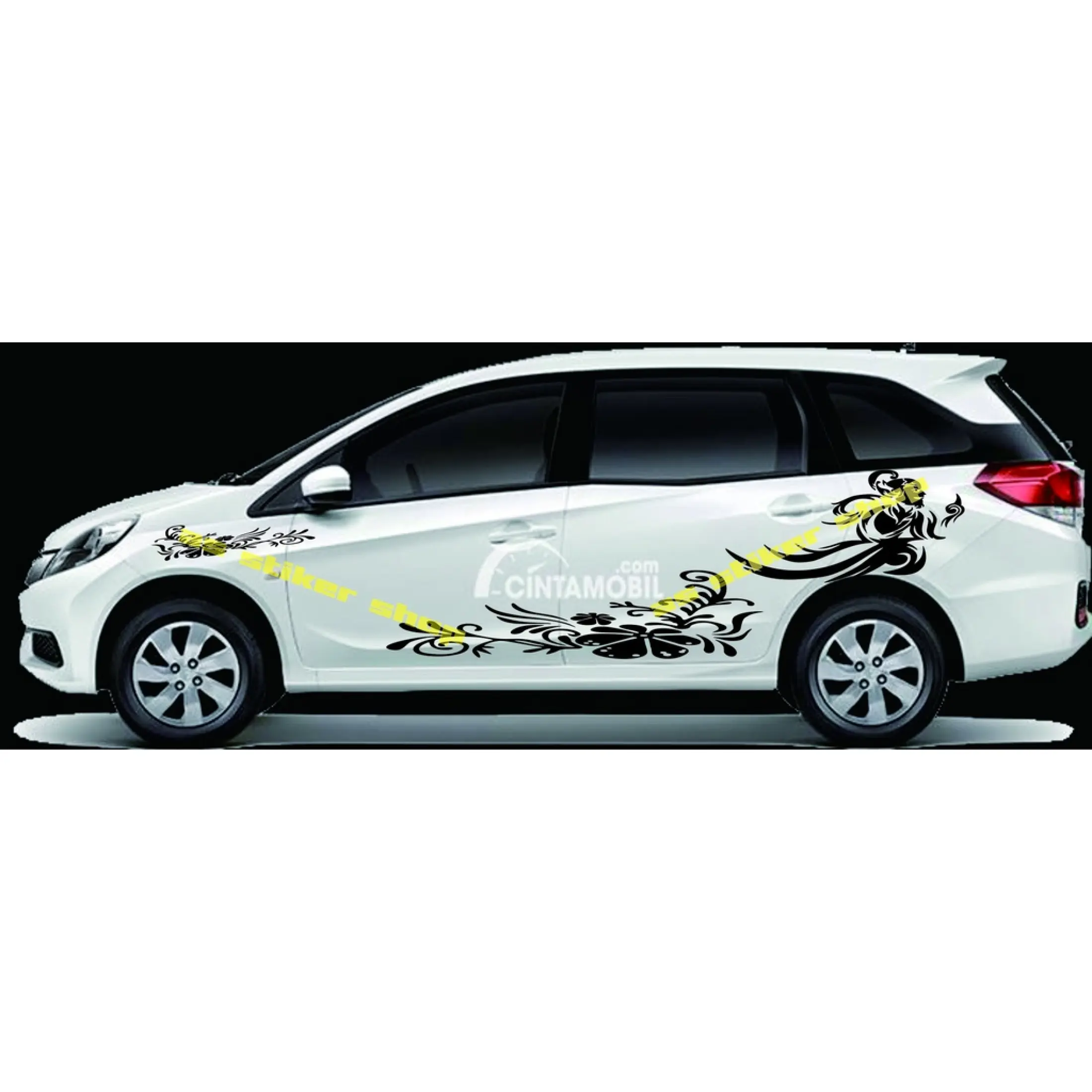 Terbaru Cutting Stiker Mobil Honda Mobilio Brio Jazz Avanza Xenia Sigra Calya Stiker Bunga Wayang Lazada Indonesia