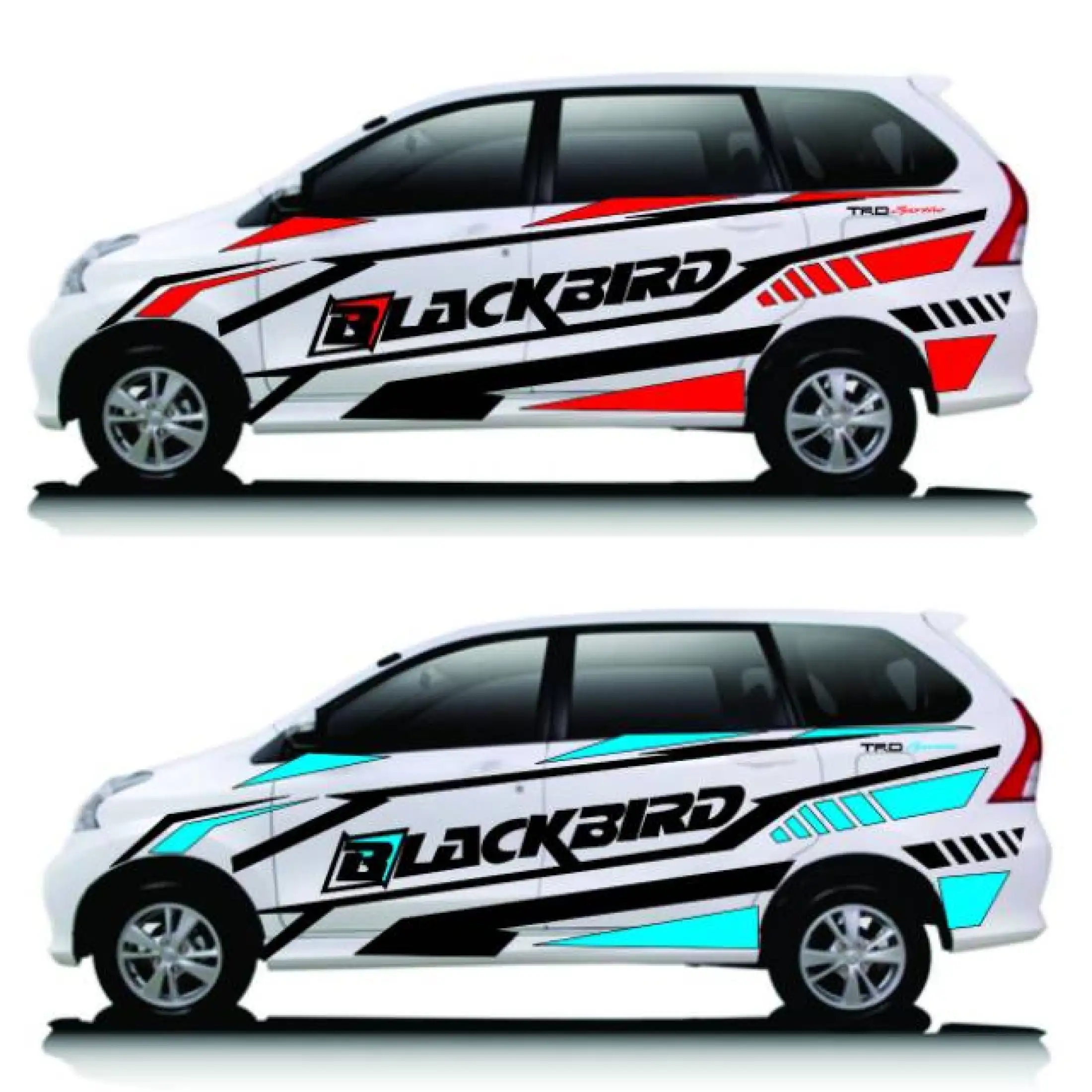 Cutting Sticker Stripping Mobil Racing Sigra Calya Avanza Blackbird Lazada Indonesia