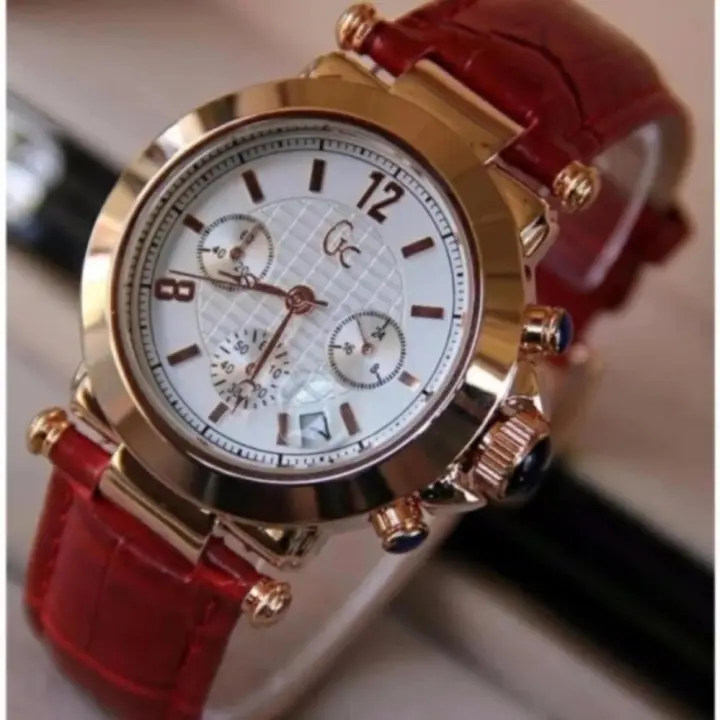 Gc Jam Tangan Wanita Gc Gues Collection Gs4500 Tanggal Aktif Rose Case Gold Lazada Indonesia