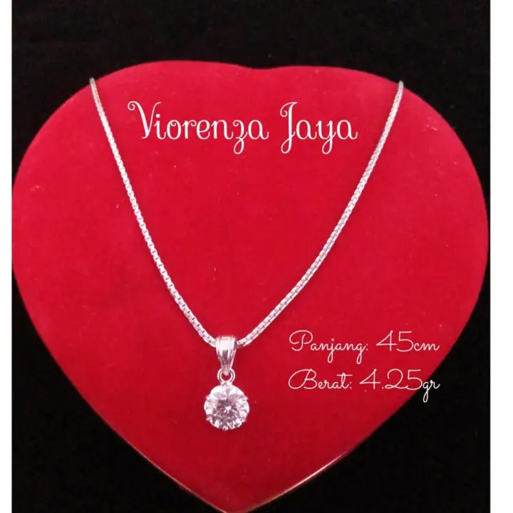 Kalung Italy Dengan Liontin Permata Perak 925 Perhiasan Silver Lapis Emas Putih Lazada Indonesia Kalung Italy Dengan Liontin Permata Perak 925 Perhiasan Silver Lapis Emas Putih Lazada Indonesia