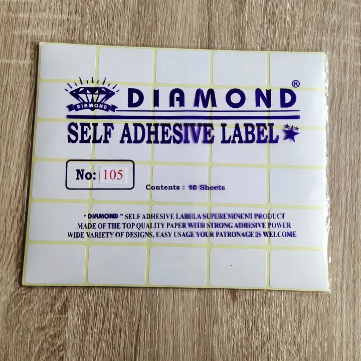 Label 105 Sticker Ukuran 3,7 cm x 2,4 cm  Label Makanan Label Kemasan/Nama/Sticker Undangan