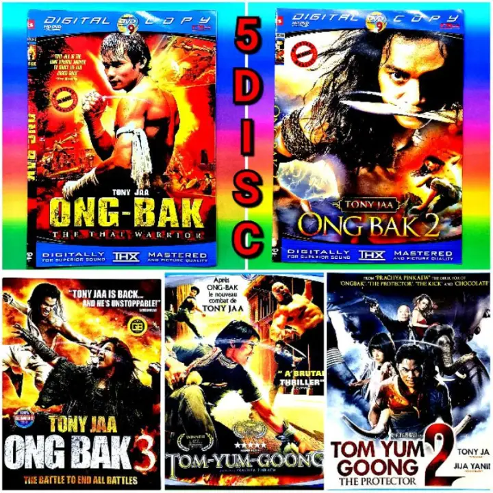 Kaset Film Action Thailand Tony Jaa Terbaru Ong Bak Vs Tom Yum Goong Lazada Indonesia