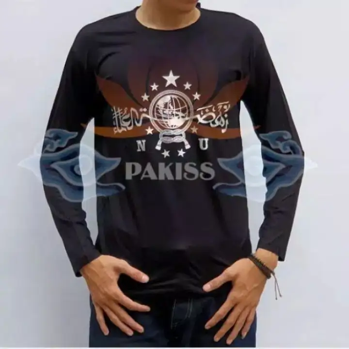Kaos Spandex Gambar Lambang Nu Gold Perak Lengan Panjang Kaos Lambang Nahdlatul Ulama Lazada Indonesia