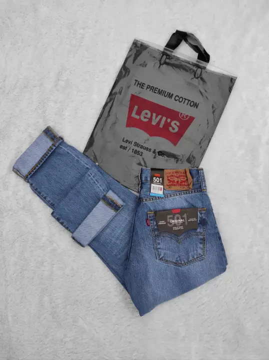 Celana Panjang Levis 501 // Celana 501 Premium Orisinil // Celana Panjang  Jeans Straight 501 // Verkaufen Denim Store | Lazada Indonesia