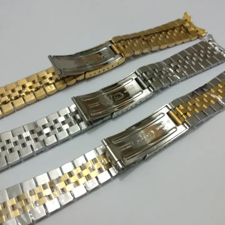 Tali Strap Rantai Stainless Steel Jam Tangan Rolex Datejust Pria Lazada Indonesia