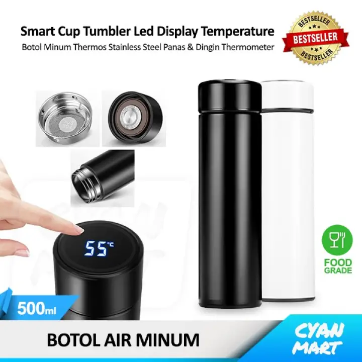 Smart cup led термос как поменять батарейку PROMO COD ✅ Botol Minum Termos Air Panas Dingin Smart Cup LED Thermos Thermomete