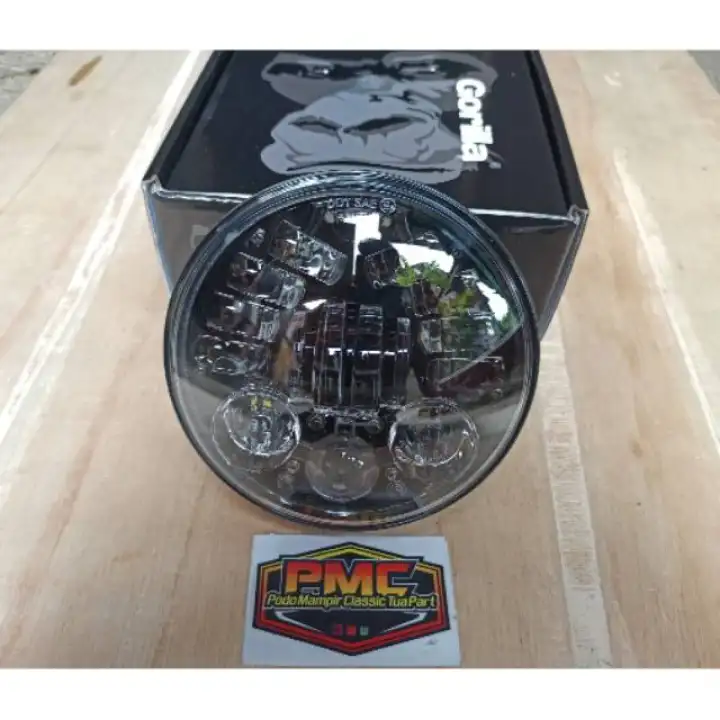 Lampu Depan Daymaker 16 Led Original Dot Sae Gorilla Hitam Cb 100 Megapro Gl Tiger Tirev Rx King Lazada Indonesia