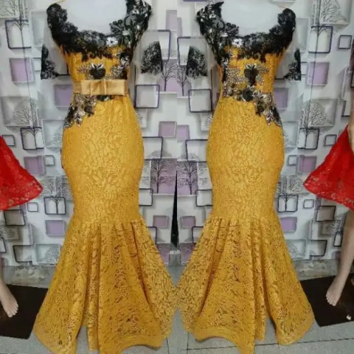 Longdress Duyung Aurora Gaun Pesta Baju Penyanyi Baju Pengantin Gaun Malam Lazada Indonesia