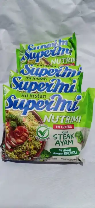 Supermi Nutrimi Rasa Steak Ayam 5 Bungkus Supermi Goreng Mie Goreng Supermi Kaldu Ayam Mie Instan Mie Rebus Mie Kuah Lazada Indonesia