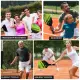 Raket Pickleball Paddle Set Bola Pickleball 40 Lubang Ball Racquet With Balls Sports Accessory. 