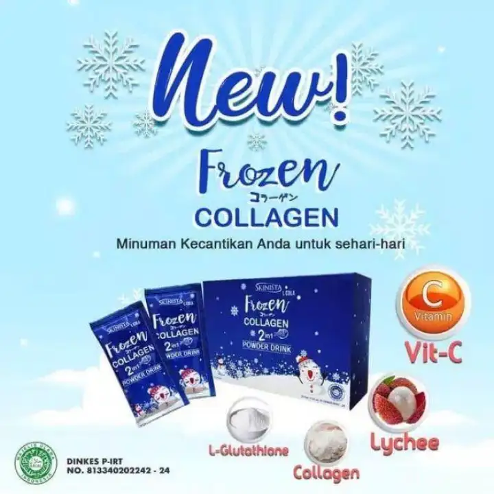 Frozen Collagen 2in1 Powder Drink Skinista Original Bpom Minuman Pemutih Kulit Lazada Indonesia Frozen Collagen 2in1 Powder Drink Skinista Original Bpom Minuman Pemutih Kulit Lazada Indonesia