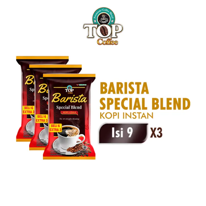 [Paket isi 3] TOP Coffee Barista Special Blend 225G - Beli 6 Extra 3