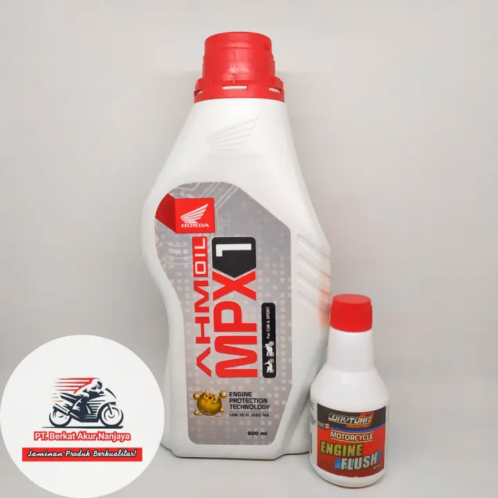 AHM OIl MPX 1 10W30 800ml + Daytona Engine Flush 60ml