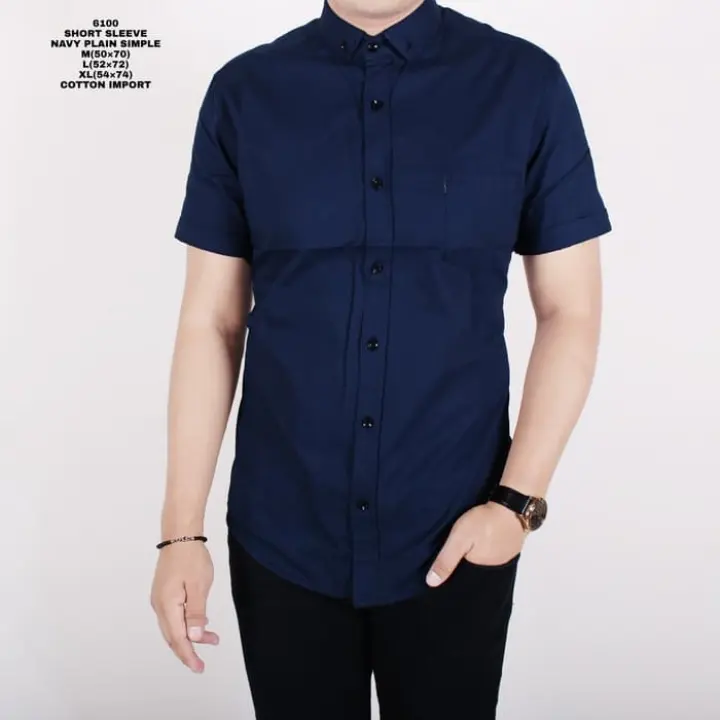 Baju Kemeja Pria Lengan Pendek Slim Fit Kemeja W L Model Kemeja Cowok Kerja Gaya Casual Style Keren Lazada Indonesia