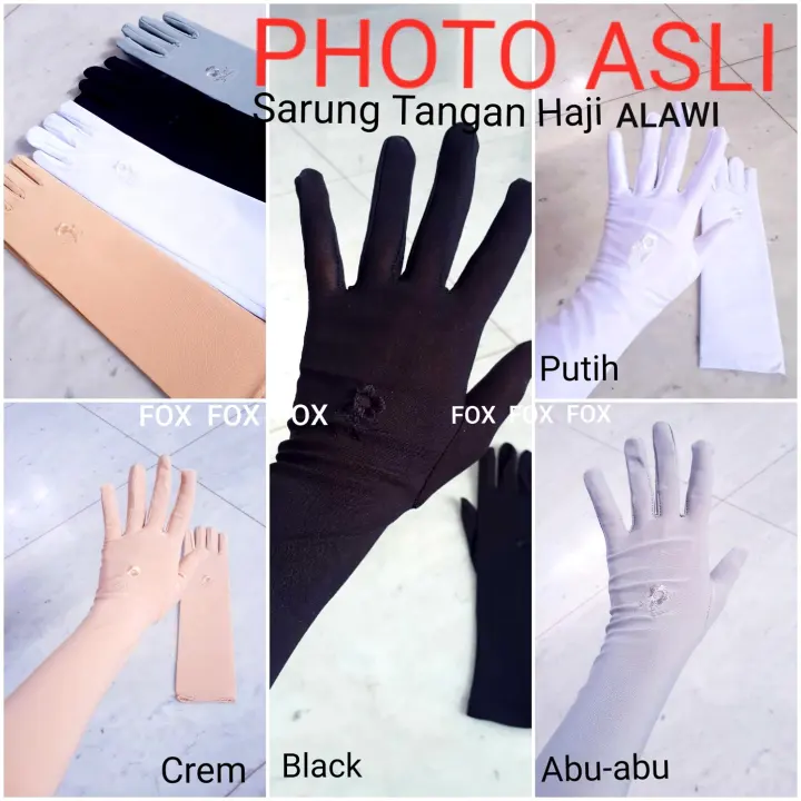 Fox Bayar Ditempat Sarung Tangan Muslimah Selica Alawi Tifa Sarung Tangan 5 Jari Manset 5 Ja Lazada Indonesia