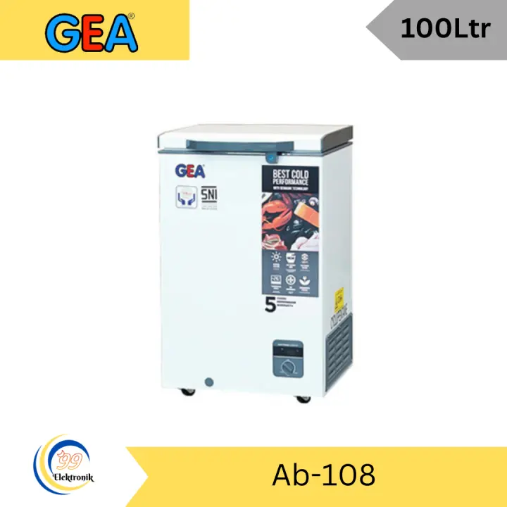 Chest Freezer GEA Ab-108 / Freezer 100 Liter GEA AB 108 Garansi Resmi