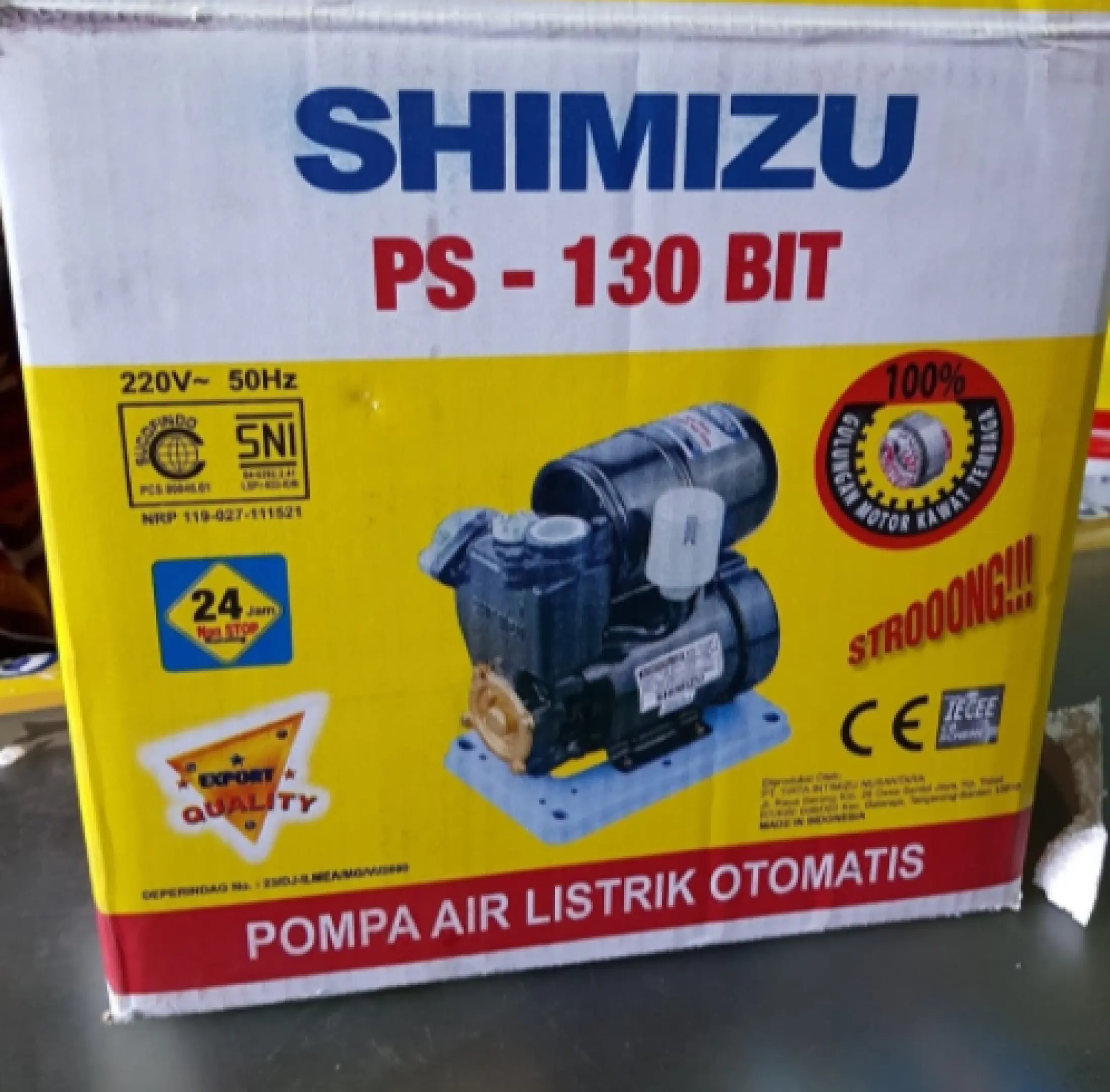 Shimizu Ps 130 Bit Mesin Pompa Air Otomatis Auto Ps130bit Ps130 Lazada Indonesia