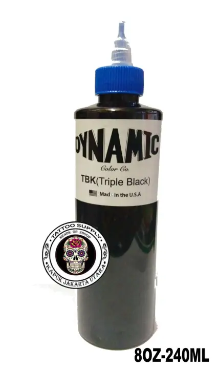 Tinta Tattoo Dynamic Triple Black 8oz Original Usa Lazada Indonesia