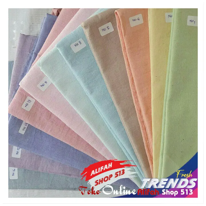 Kain Blacu Warna 50x150 Cmbisa Buat Sulam Dan Lain Lain Sesuai Kebutuhan Lazada Indonesia