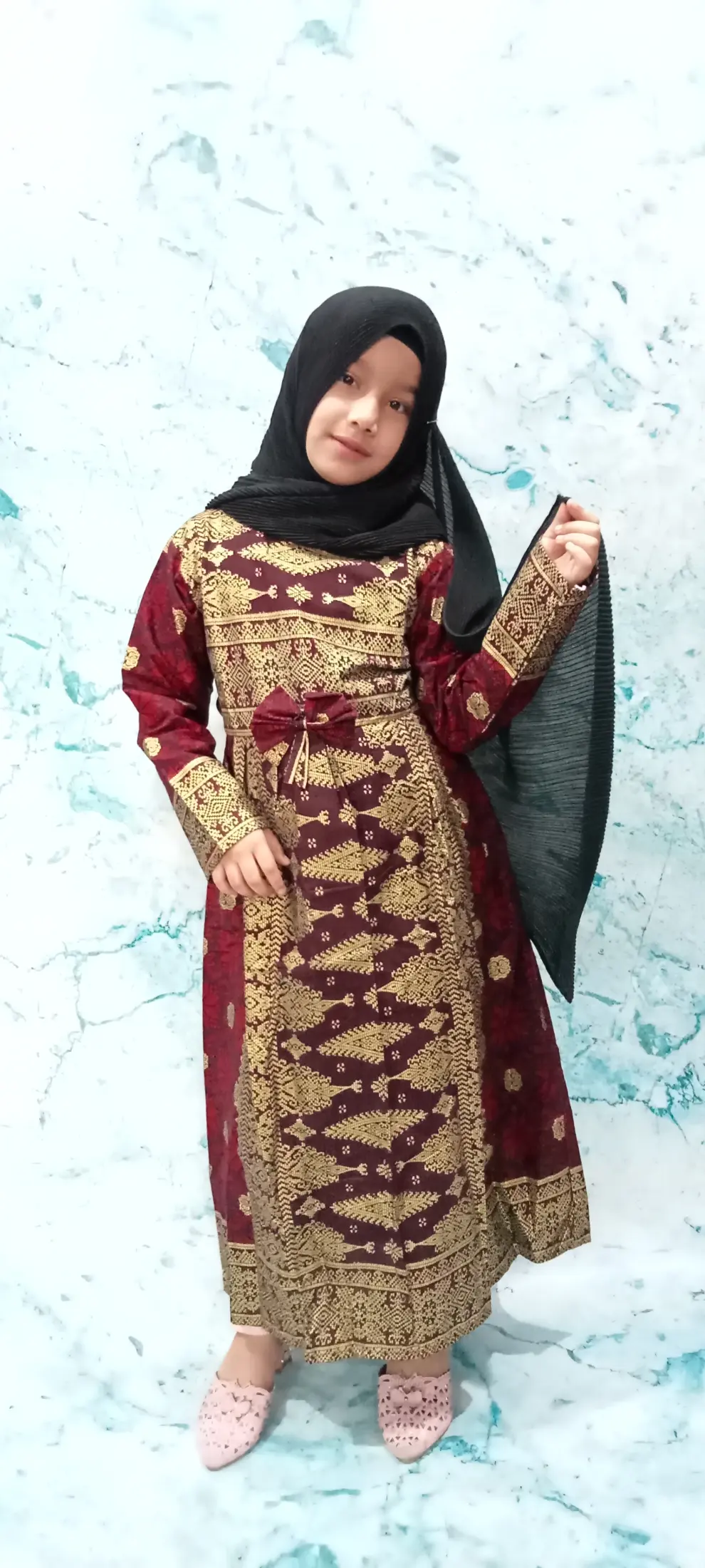 Dress Anak Cewek Motif Songket Palembang Dress Anak Songket Ada Couple Ayah Ibu Anak Laki Laki Foto Terpisah Gallerykebaya Rumah Songket Bandung Lazada Indonesia